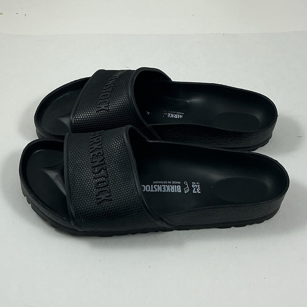 Birkenstock Barbados Black Slides Size 37 - 6 Sandals Worn Once